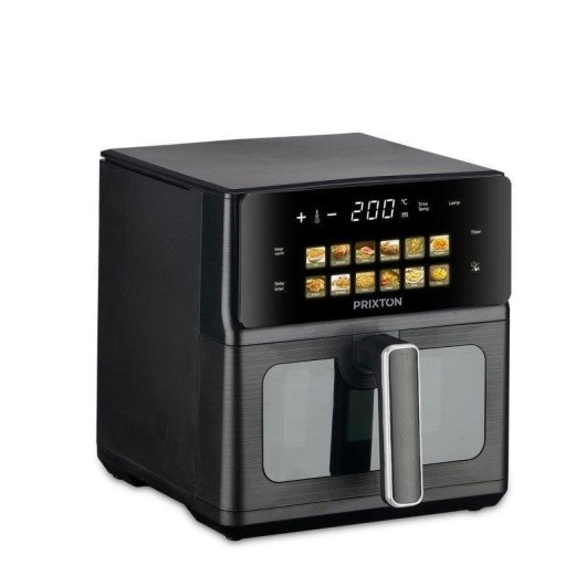 Airfryer Prixton Cook Organics 6L 1700W Double Résistance Fenêtre 12 Programmes