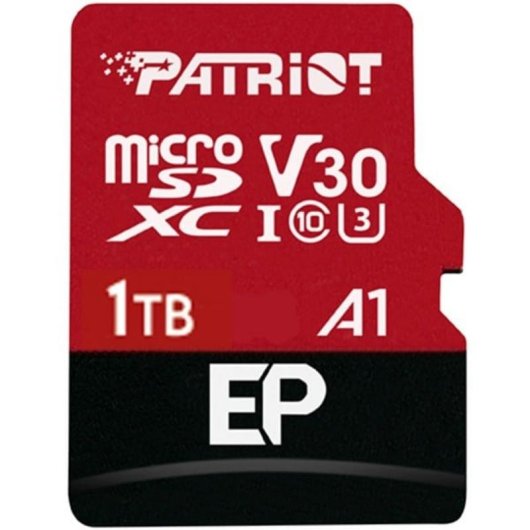 Carte microSDXC Patriot EP Series 1 TB Classe 10 U3 V30 90 Mo/s