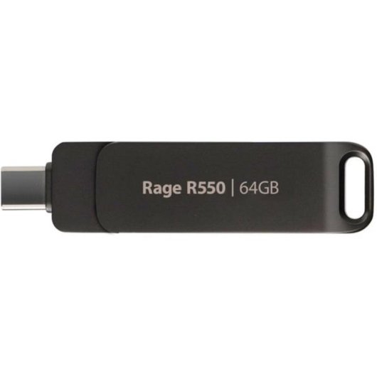 Lápiz USB Patriot Rage R550 64 GB USB-A y USB-C 3.2 Gen 1 100 MB/s