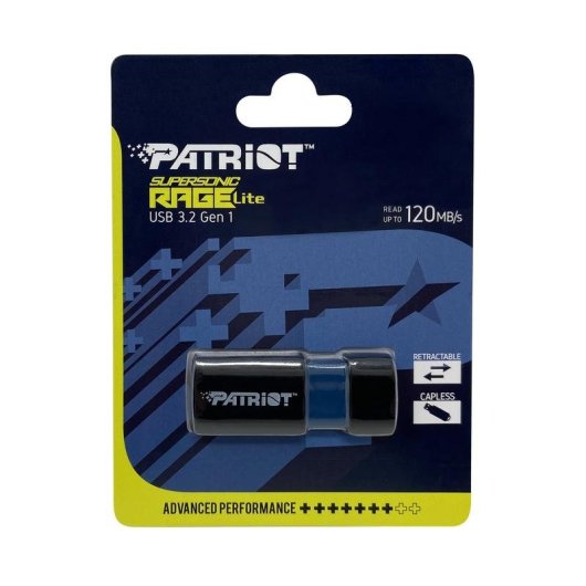 Unità flash Patriot Supersonic Rage Lite 1 TB USB-A 3.2 Gen 1 nera
