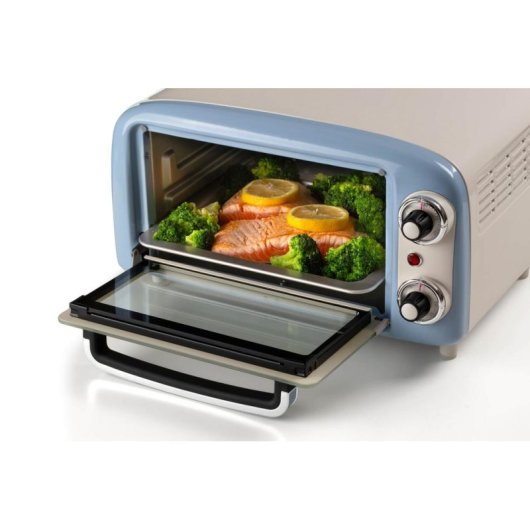 Horno Sobremesa Ariete Vintage 3919/05 10L 31x37x21cm 800W Azul claro