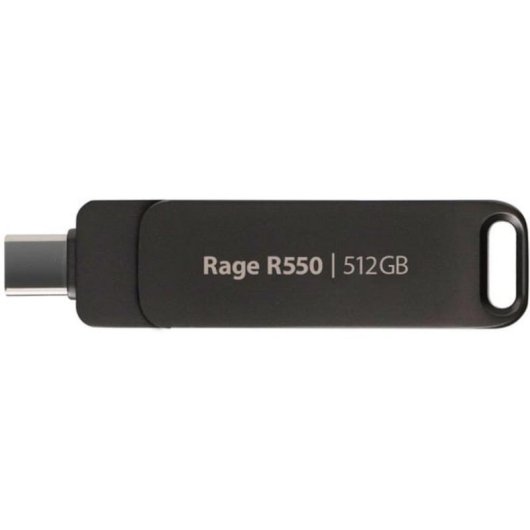Chiavetta USB Patriot Rage R550 512 GB USB-A e USB-C 3.2 Gen 1 nera