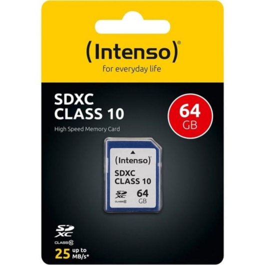 Speicherkarte Intenso 3411490 64 GB SDXC Klasse 10 robust