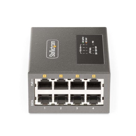 Iniettore PoE++ StarTech.com 4 Porte Multigigabit 5Gbps 95W