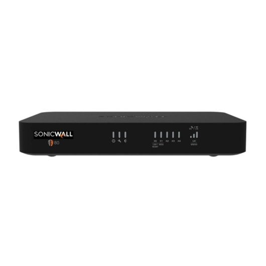Cortafuegos SonicWall TZ80 0,75 Gbit/s 4 puertos Gigabit Ethernet