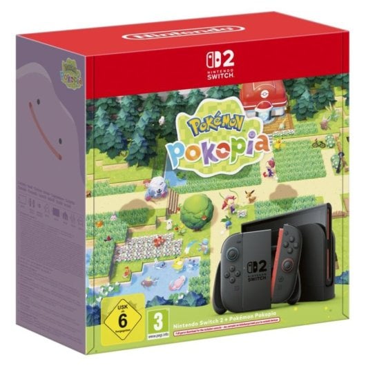 Nintendo Switch 2 7.9" FullHD 120Hz 256GB Azul/Rojo + Pokémon Pokopia (Descargable)