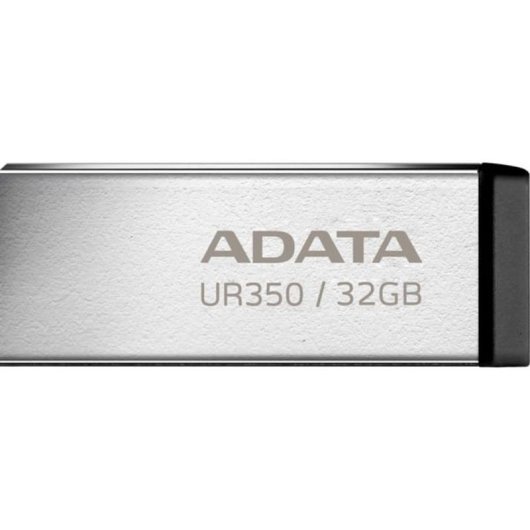 Unidad flash USB ADATA UR350 32 GB USB-A 3.2 Gen 1 negra metálica