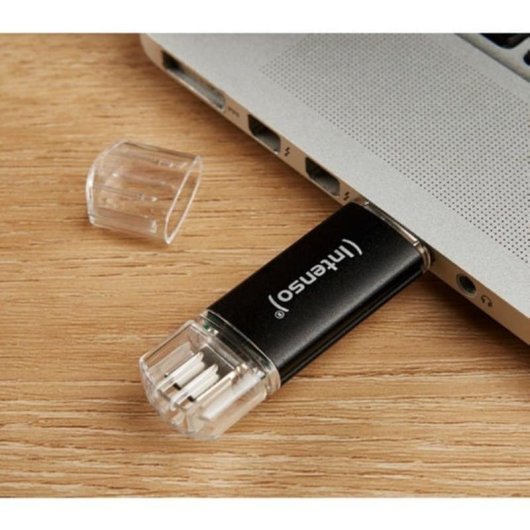 Memoria USB Intenso Twist Line 512 GB USB-A y USB-C 3.2 Gen 1
