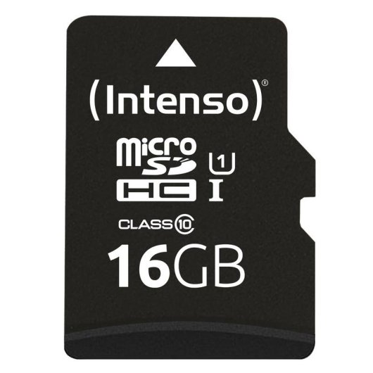 Tarjeta microSD Intenso 3424470 16 GB Clase 10 UHS-I U1 resistente