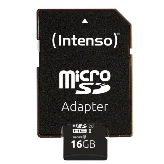 Tarjeta microSD Intenso 3424470 16 GB Clase 10 UHS-I U1 resistente