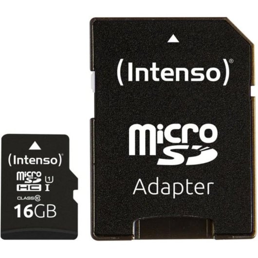Tarjeta microSD Intenso 3424470 16 GB Clase 10 UHS-I U1 resistente