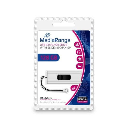 Unidad flash USB MediaRange MR918 128 GB USB Type-A/Micro-USB 3.2 Gen 1