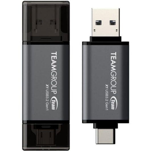 USB-Stick Team Group X1 64 GB USB Type-A und Type-C 3.2 Gen 1