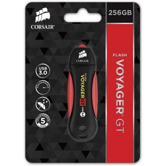 Chiavetta USB Corsair Voyager GT 256 GB USB-A 3.2 Gen 1 veloce e robusta