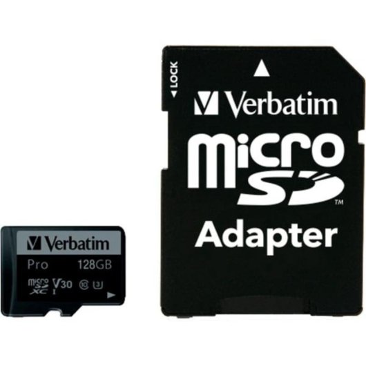 Tarjeta de memoria Verbatim Pro 64 GB microSDXC UHS Clase 10