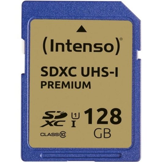 Tarjeta de memoria Intenso SDXC 128GB Clase 10 UHS-I U1 Azul
