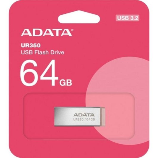 Unità Flash USB ADATA UR350 64 GB USB-A 3.2 Gen 1 Metallo Marrone