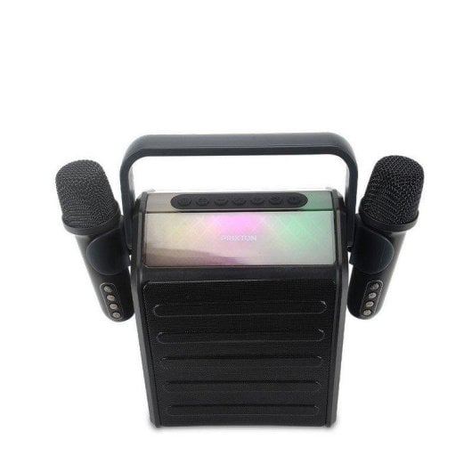Altavoces Prixton Karaoke Party Star inalámbricos 30 W con micrófonos y LED