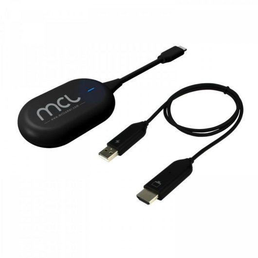 Transmisor Inalámbrico MCL VB3A99ALBU-C/HDMI Mochila Negro HDMI USB