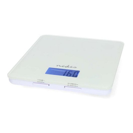 Báscula electrónica de cocina Nedis KASC800WTW 5 kg Blanco