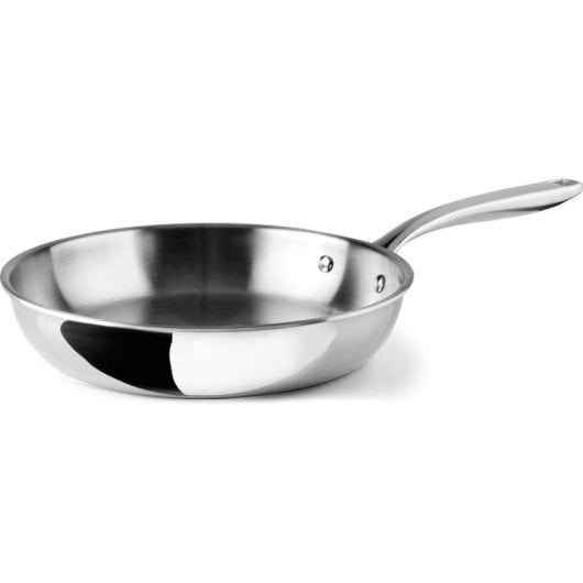 Sartén para wok Lacor TriChef 28 cm aço inoxidável alumínio