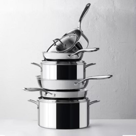 Sartén para wok Lacor TriChef 28 cm aço inoxidável alumínio