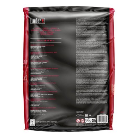 Pellets de madera de cerezo Weber 8 kg para parrillas de pellets