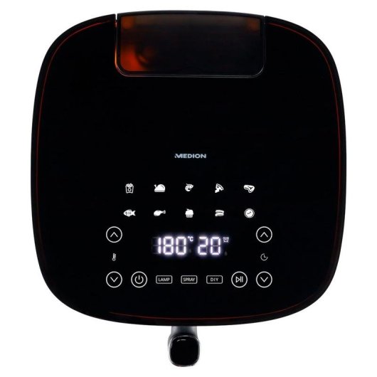 Airfryer Medion LIFE X10 XL 5L 1500W Fenêtre 10 Programmes