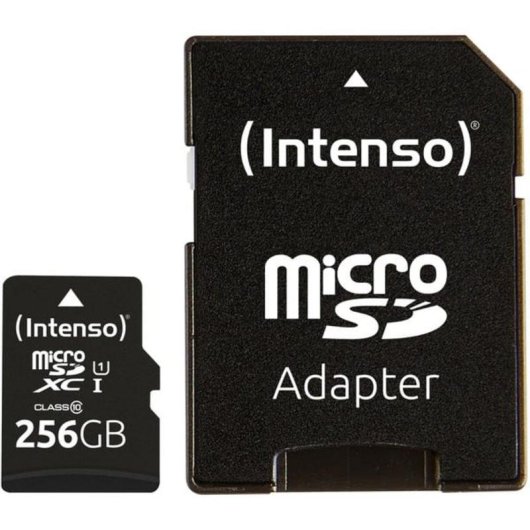 Scheda microSD Intenso 256GB UHS-I Performance Classe 10