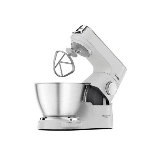 Kenwood Titanium Chef Baker KVC65.001WH 1200W 5L Edelstahl Küchenmaschine
