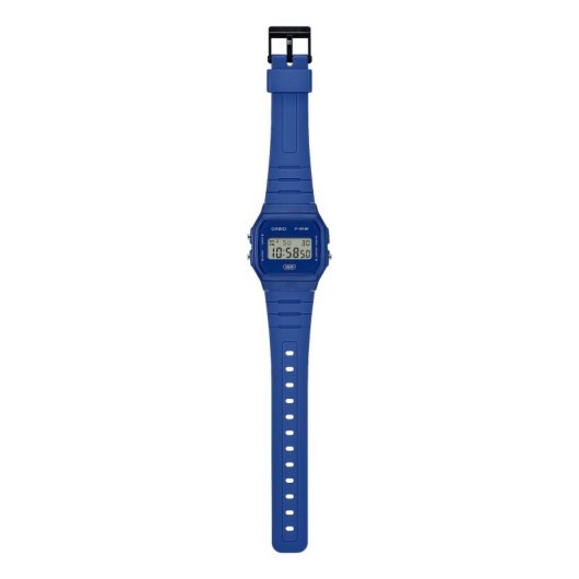 Orologio Casio F-91WB-2A1 Digitale Blu Resina