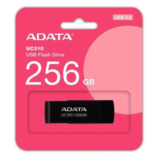 Chiavetta USB ADATA UC310 256 GB USB-A 3.2 Gen 1 girevole nera