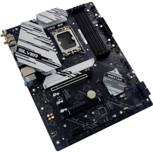 Carte mère Biostar B760A-SILVER Intel B760 LGA1700 DDR5 ATX 2.5GbE RGB TPM