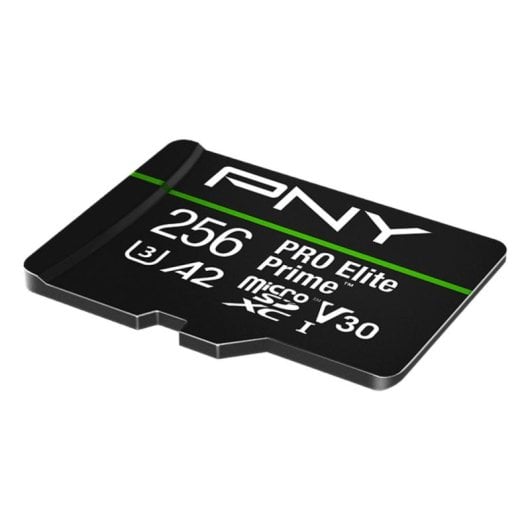 Carte microSD PNY PRO Elite Prime 256 Go Classe 10 UHS-I U3 V30 A2