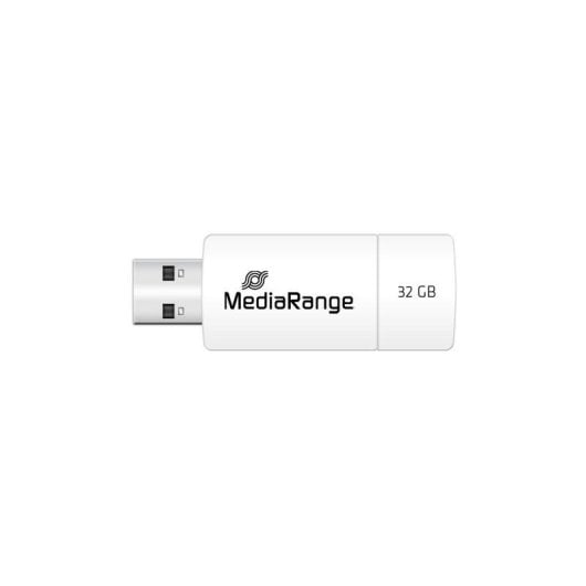 USB-Stick MediaRange MR973 32 GB USB 2.0 Schiebemechanismus grün weiß