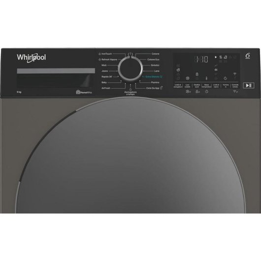 Asciugatrice a condensazione Whirlpool C WD 96M GBS IT 9kg Classe A con pompa di calore e Wi-Fi