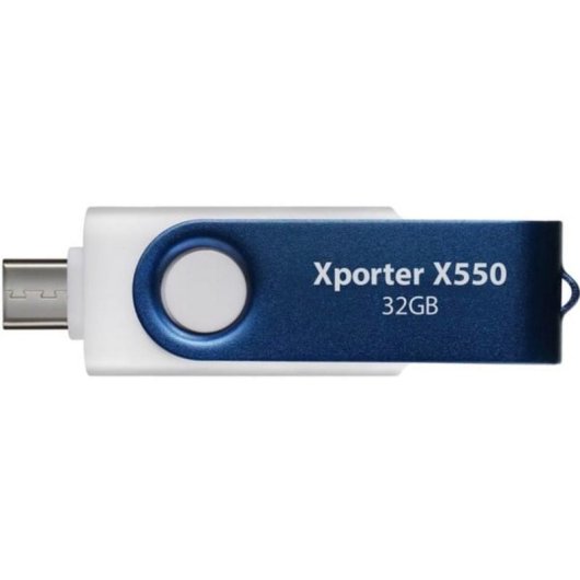 USB-Stick Patriot Xporter X550 32 GB USB-A und USB-C 3.2 Gen 1 Blau Weiß