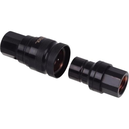Refrigeration Liquide Alphacool 17282 Noir 1/4" Connecteurs Mâle/Femelle 64,6 mm