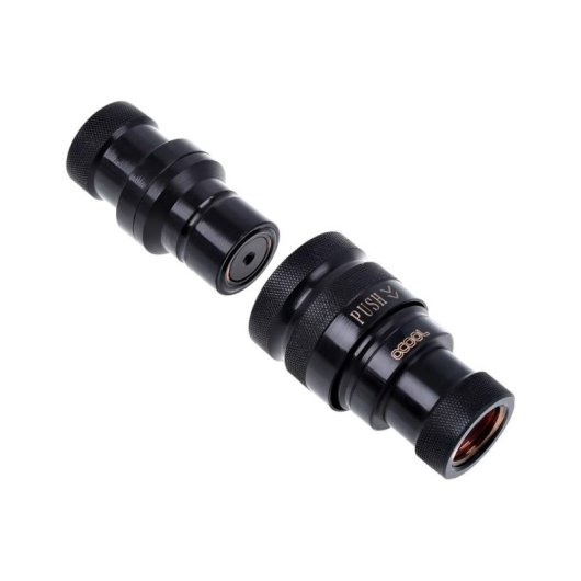 Refrigeration Liquide Alphacool 17282 Noir 1/4" Connecteurs Mâle/Femelle 64,6 mm