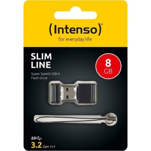 Chiavetta USB Intenso Slim Line 8GB USB-A 3.2 Gen 1 nera