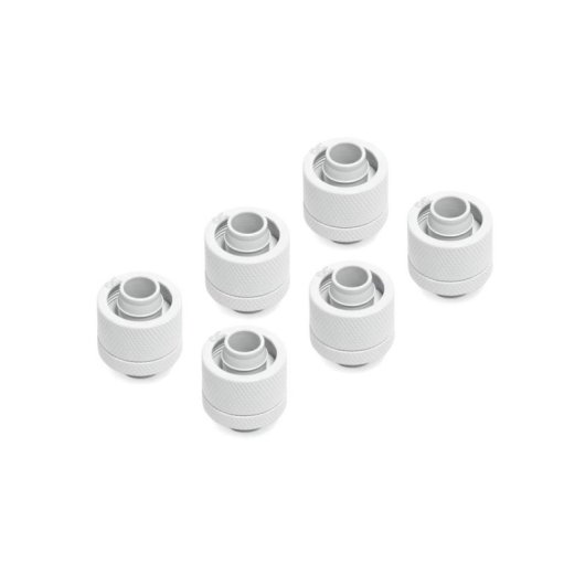 Refrigeración líquida Alphacool Eiszapfen adaptador roscado G1/4 blanco 16/10 mm 6 unidades