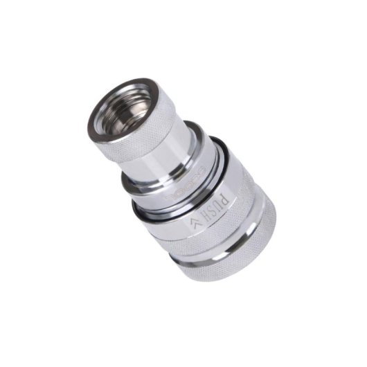 Refrigeración líquida Alphacool Racor latón plata 1/4" 42 mm 2 conexiones
