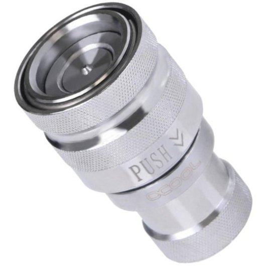 Refrigeración líquida Alphacool Racor latón plata 1/4" 42 mm 2 conexiones