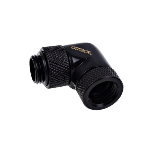 Wasserkühlung Alphacool Racor Messing schwarz 1/4" 90° Winkel