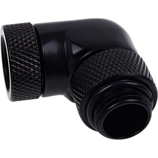 Wasserkühlung Alphacool Racor Messing schwarz 1/4" 90° Winkel