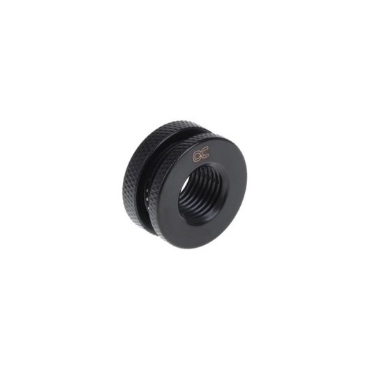 Wasserkühlung Alphacool Messing Anschluss schwarz 25 mm 12 mm 1/4"