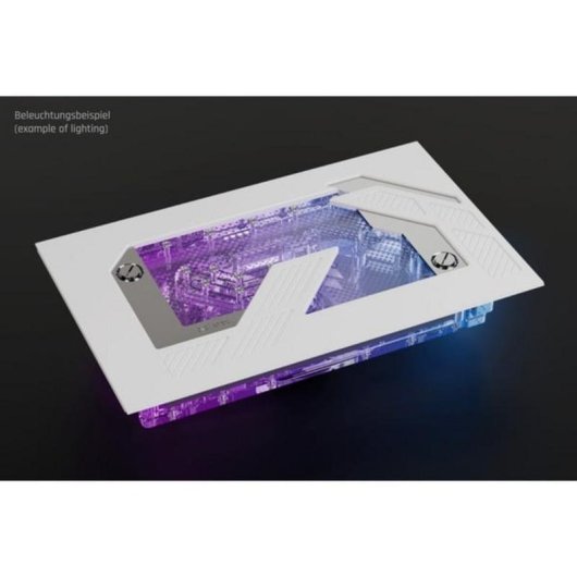 Wasserkühlung Alphacool Apex Distroplate VPP/D Weiß RGB Acryl