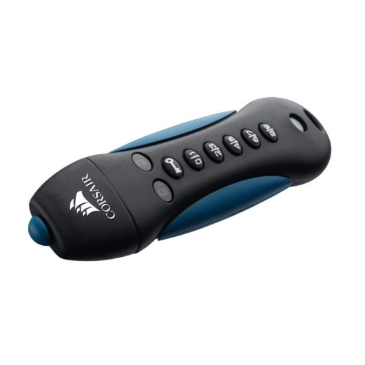 Unità flash USB Corsair Padlock 3 64GB USB-A 3.2 Gen 1 nero e blu
