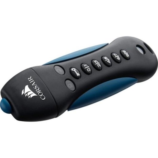 Unità flash USB Corsair Padlock 3 64GB USB-A 3.2 Gen 1 nero e blu