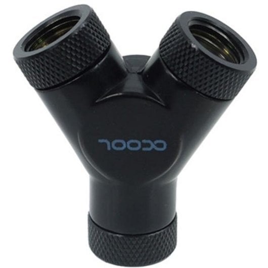 Refrigeração Líquida Alphacool Racor latão preto 18 mm 46 mm